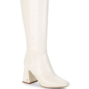 Circus by Sam Edelman Karina Crocodile-Print Knee-High Boots